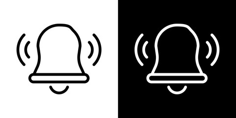 Bell icon symbol concept for graphic design, Website, UI. Svg