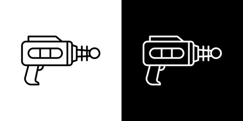 Blaster icon symbol concept for graphic design, Website, UI. Svg