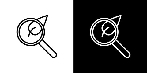 Botany icon symbol concept for graphic design, Website, UI. Svg