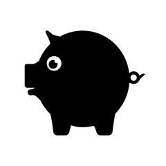piggy bank — vector icon