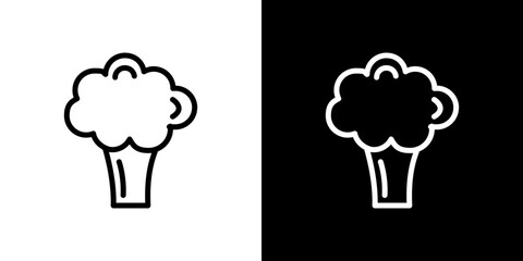 Broccoli icon symbol concept for graphic design, Website, UI. Svg