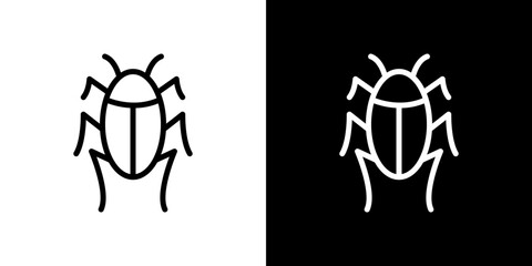 Bugs icon symbol concept for graphic design, Website, UI. Svg