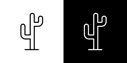 Cactus icon symbol concept for graphic design, Website, UI. Svg