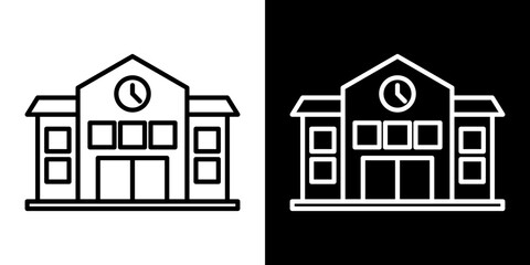 Campus icon symbol concept for graphic design, Website, UI. Svg