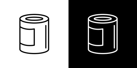 Can food icon symbol concept for graphic design, Website, UI. Svg