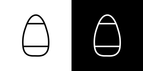 Candy Corn icon symbol concept for graphic design, Website, UI. Svg