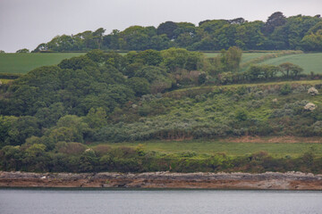 Obraz premium Falmouht und die Küste von Cornwall