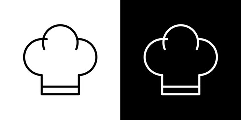 Chef hat icon symbol concept for graphic design, Website, UI. Svg