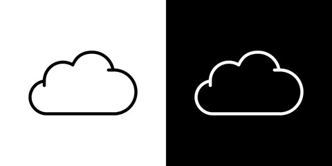 Cloud icon symbol concept for graphic design, Website, UI. Svg