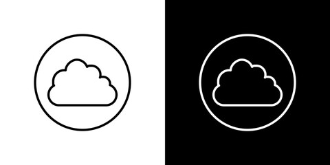 Cloud icon symbol concept for graphic design, Website, UI. Svg