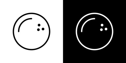 Coconut icon symbol concept for graphic design, Website, UI. Svg