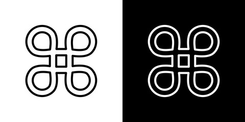 Command icon symbol concept for graphic design, Website, UI. Svg