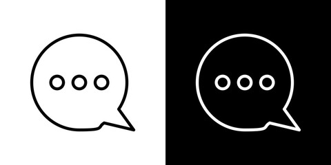 Comment icon symbol concept for graphic design, Website, UI. Svg