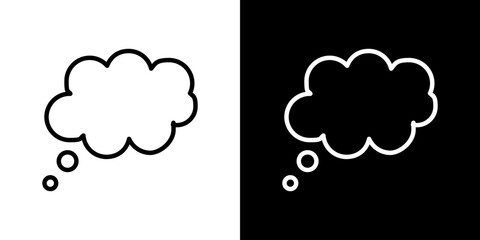 Dream cloud icon symbol concept for graphic design, Website, UI. Svg