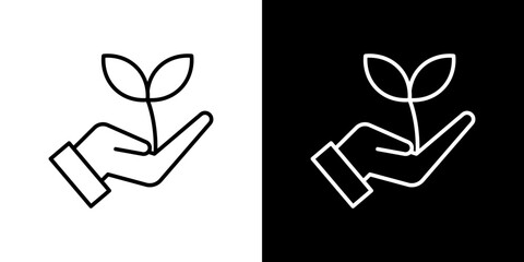 Eco-friendly icon symbol concept for graphic design, Website, UI. Svg