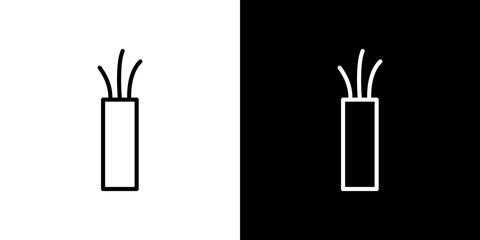 Electric cable icon symbol concept for graphic design, Website, UI. Svg