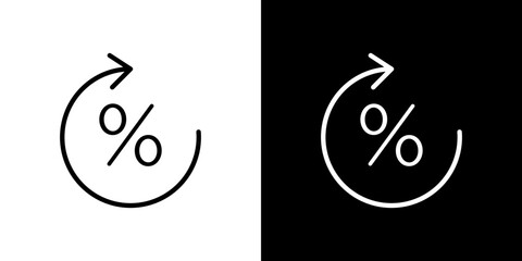 Exchange rate icon symbol concept for graphic design, Website, UI. Svg