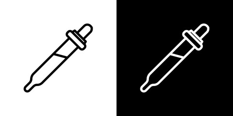 Eye dropper icon symbol concept for graphic design, Website, UI. Svg