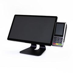 lcd monitor with blank screen