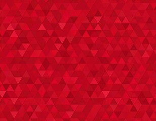 Red triangle mosaic background