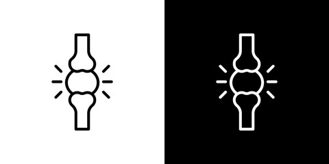 Herniated disc icon symbol concept for graphic design, Website, UI. Svg