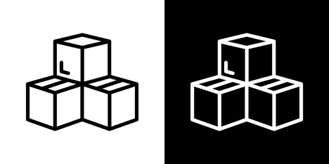 Inventory icon symbol concept for graphic design, Website, UI. Svg