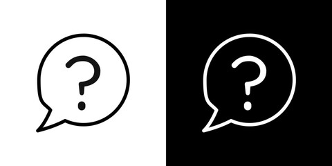 Interrogation icon symbol concept for graphic design, Website, UI. Svg