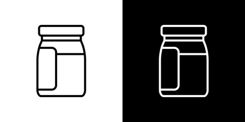 Jar icon symbol concept for graphic design, Website, UI. Svg