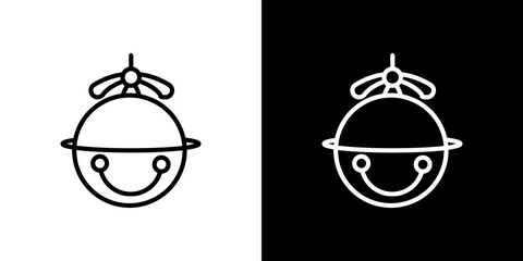 Jingle bell icon symbol concept for graphic design, Website, UI. Svg