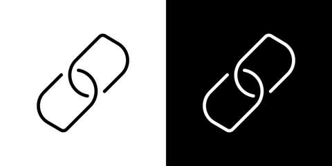 Link icon symbol concept for graphic design, Website, UI. Svg