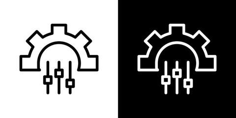 Mass customization icon symbol concept for graphic design, Website, UI. Svg