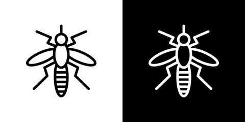 Mosquito icon symbol concept for graphic design, Website, UI. Svg