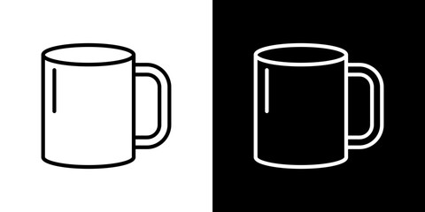 Mug icon symbol concept for graphic design, Website, UI. Svg