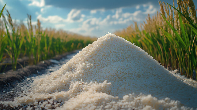 Piled Up Rice