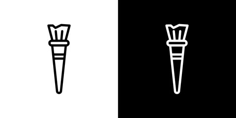 Paint brush icon symbol concept for graphic design, Website, UI. Svg