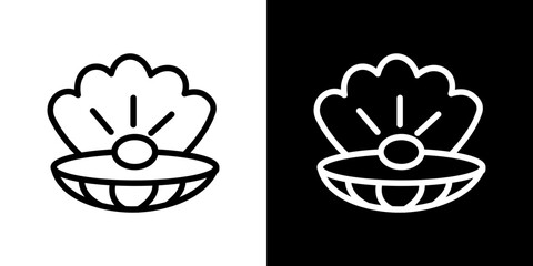 Pearl icon symbol concept for graphic design, Website, UI. Svg