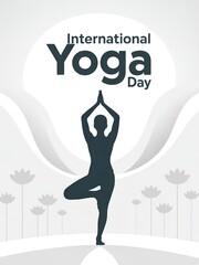 International Yoga day social media post wellness mindfulness meditation stress relief body yoga poses