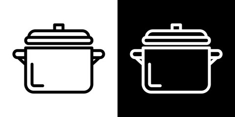 Pot icon symbol concept for graphic design, Website, UI. Svg