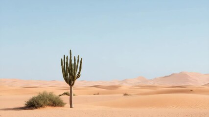 desert dune field in chad at high noon featuring natural symmetry - Powered by Adobe