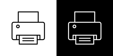 Print icon symbol concept for graphic design, Website, UI. Svg