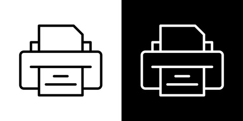 Printer icon symbol concept for graphic design, Website, UI. Svg