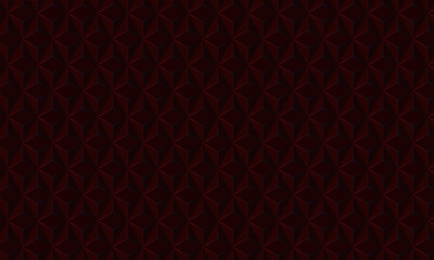 Abstract Dark Red Geometric Pattern Seamless Texture Background