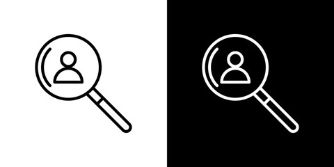 Recruitment icon symbol concept for graphic design, Website, UI. Svg