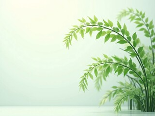 Obraz premium green palm tree