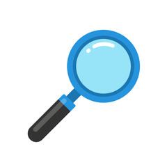 magnifying glass, search — vector illustration