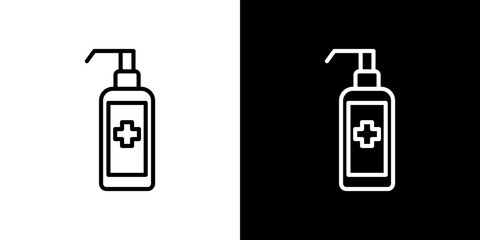 Sanitizer icon symbol concept for graphic design, Website, UI. Svg