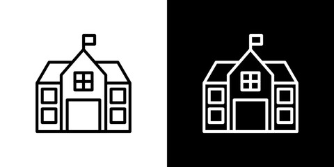 school icon symbol concept for graphic design, Website, UI. Svg