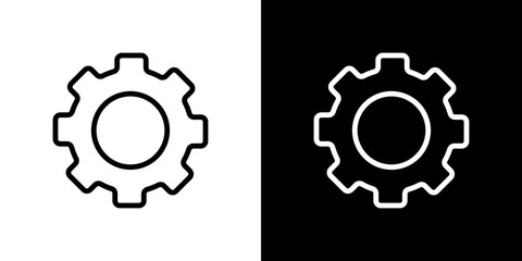Settings icon symbol concept for graphic design, Website, UI. Svg