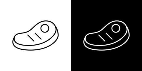 Steak icon symbol concept for graphic design, Website, UI. Svg