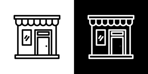 Store icon symbol concept for graphic design, Website, UI. Svg